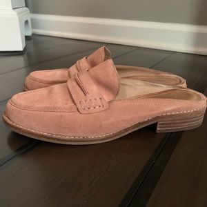 Madewell Pink Mules
